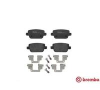 Brembo P44017 Rear Disc Brake Pad - Set of 4