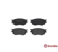 Brembo Brake Pad Set P 49 033 Front with Anti-Squeak Plate - Fits Mazda 6 1.8