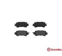 Brembo P49047 Brake Pad Set Rear With Anti-Squeak Plate Fits Mazda 2 CX-3 CX-5
