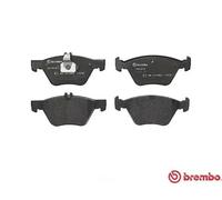 Brembo Brake Pad Set P 50 026 Front - Anti-Squeak Plate & Wear Indicator - Mercedes-Benz, Chrysler
