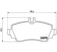 Brembo Brake Pads 10122037A