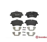 Brembo Front Brake Pad Set P50046, Prepared for Wear Indicator, Fits Mercedes CLK Convertible