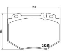 BRAKE PAD SET DISC BRAKE FOR MERCEDES-BENZ S-CLASS M113.960/966 5.0L 8cyl 5.8L