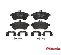 Brake Pad Set For Disc Brake Front Lucas System Fits Mercedes-Benz BREMBO P50067