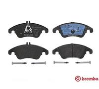 P50069 Front Brake Pad Set 4x Pads Prepared For Wear Indicator Braking By Brembo