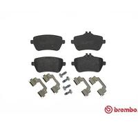BREMBO P50103 Brake Pad Set Rear With Brake Caliper Screws Fits Mercedes-Benz SL