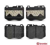 P 50 120 Front Brake Pad Set 4x Pads Prepared For Wear Indicator Braking Brembo