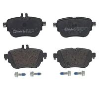 P50136 Rear Brake Pad Set 4x Pads Prepared For Wear Indicator Braking By Brembo