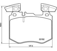 BREMBO P 50 159 Brake pad set