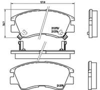 BREMBO P 54 008 Brake pad set