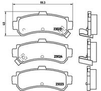 BRAKE PAD SET DISC BRAKE P 56 035 FOR NISSAN SENTRA SABRE PULSAR/Hatchback/VI