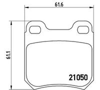 BREMBO P 59 014 Brake pad set