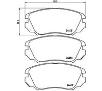 BREMBO P 59 054X Brake pad set