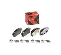 Brembo Xtra Brake Pad Set P59080X Rear Axle - High Quality - Free Shipping