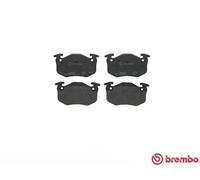 Brake Pads Rear With Anti-Squeak Plate Fits Citroën Saxo ZX Peugeot Renault