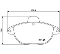Brake pads P 61 055 BREMBO for CITROËN XANTIA XANTIA Estate