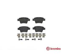 Brembo Brake Pad Set Rear With Caliper Screws Fits Citroën C4 Peugeot 207 207 Cc