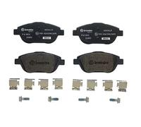 Brake Pads Set fits OPEL CORSA 1.2 Front 2019 on Brembo 1647863580 3649095 New