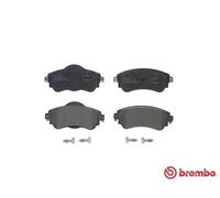 Brake Pads Set fits CITROEN C4 Mk2 1.6D Front 2009 on Brembo 1611840080 Quality