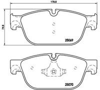 Brembo Brake Pads P 61 107 Front for Peugeot Citroën
