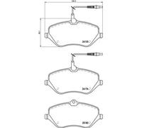 BREMBO P 61 119 Brake pad set
