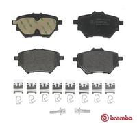 Brake pads P 61 122 BREMBO for CITROËN PEUGEOT OPEL VAUXHALL DS TOYOTA FIAT JEEP
