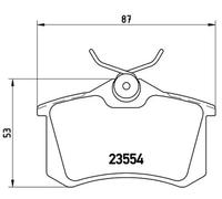 Brake pads P 68 024 BREMBO for RENAULT NISSAN CITROËN OPEL