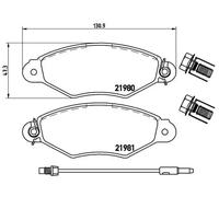 Brake pads P 68 042 BREMBO for RENAULT KANGOO Express KANGOO