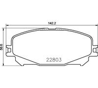 Brembo P 68 071X Brake Pad Set Front Braking Fits Mitsubishi ASX Renault
