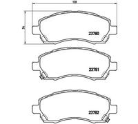 BREMBO Brake Pads 10180015A