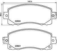 Brake Pads Set Front P78028 Brembo 26296AN00A 26296AN020 26296FL000 26296FL030