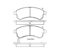 BREMBO P 82 004 Brake pad set