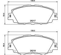 BREMBO P 83 175 Brake pad set