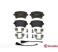 AutoStar Germany Rear Ceramic Brake Pads 7E0698451A for VW Transporter T5 T6