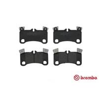 Rear Brake Pad Set 4x Pads Prepared For Wear Indicator Braking - Brembo P85103