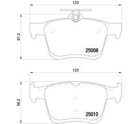 BREMBO P 85 125E Brake pad set