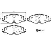 BREMBO P 85 147E Brake pad set