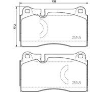 Brake pads P 85 159 BREMBO for AUDI SEAT CUPRA