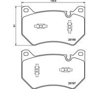 Brembo Front Brake Pad Set fits Audi Q5