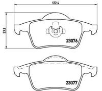 BRAKE PAD SET DISC BRAKE FOR VOLVO S80 XC70/CROSS/COUNTRY/SUV V70/II/Mk S60 2.9L