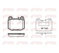 REMSA 0014.40 Brake pad set