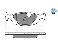 Brake pads Rear Axle 025 206 7516 MEYLE for BMW 3 3 Touring 5 6 7 Z1 Roadster