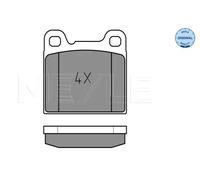 MEYLE 025 207 5514 Brake pad set