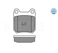 MEYLE 025 210 5015 Brake pad set