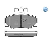 MEYLE 025 213 8513 Brake Pads Set Rear for Volvo 740 940 960 760 V70 S90 V90 780