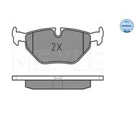 MEYLE 025 216 0717 Brake pad set