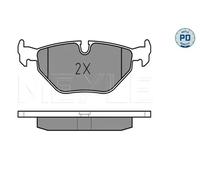 MEYLE 025 216 0717/PD Brake Pads Set Rear for BMW Z3 3