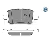 MEYLE 025 221 2917/PD Brake pad set