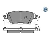 Brake pads Rear Axle 025 223 3214/PD MEYLE for MAZDA CX-5
