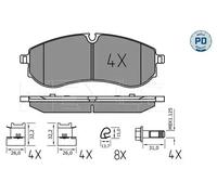 MEYLE 025 224 9220/PD Brake pad set